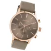 Oozoo Unisex Armbanduhr Timepieces C10916 Analog Leder braun taupe UOC10916