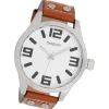 Oozoo Unisex Armbanduhr Timepieces Analog Leder braun UOC1001A