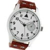 Oozoo Unisex Armbanduhr Timepieces Analog Leder braun UOC10325