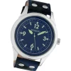 Oozoo Unisex Armbanduhr Timepieces Analog Leder blau camouflage UOC10350