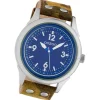 Oozoo Unisex Armbanduhr Timepieces Analog Leder camouflage grün UOC10351