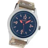 Oozoo Unisex Armbanduhr Timepieces Analog Leder camouflage braun UOC10354