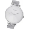 Oozoo Unisex Armbanduhr Timepieces Analog Metall silber UOC10550