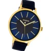 Oozoo Unisex Armbanduhr Timepieces Analog Leder schwarz UOC10568