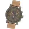 Oozoo Unisex Armbanduhr Timepieces Analog Metall rosegold UOC10685