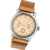 Oozoo Unisex Armbanduhr Timepieces Analog Metall rosegold UOC10695