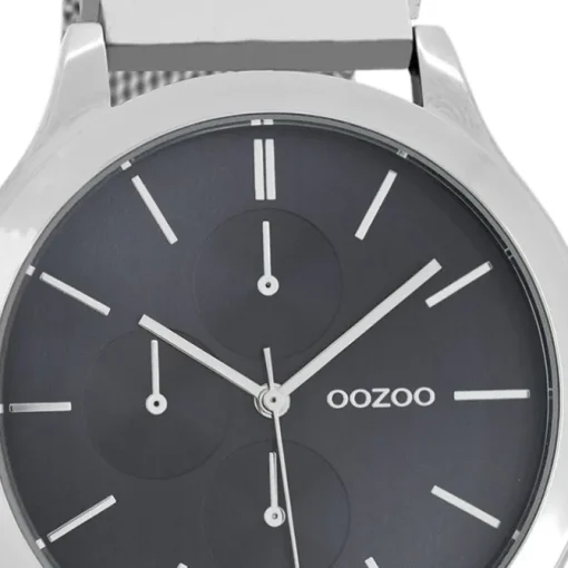 Oozoo Unisex Armbanduhr Timepieces Analog Metall silber UOC10686