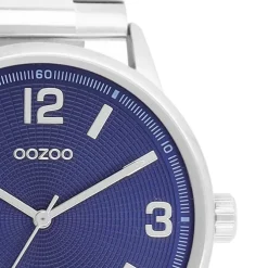 Oozoo Unisex Armbanduhr Timepieces Analog Metallband silber UOC11503