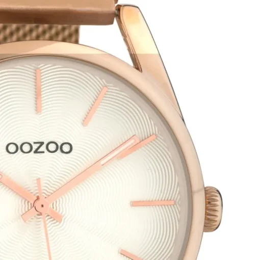Oozoo Unisex Armbanduhr Timepieces Analog Metall rosegold UOC10694