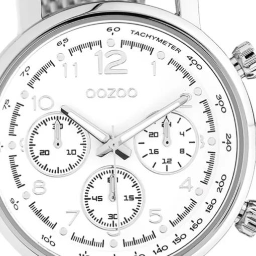 Oozoo Unisex Armbanduhr Timepieces C10900 Analog Edelstahl silber UOC10900
