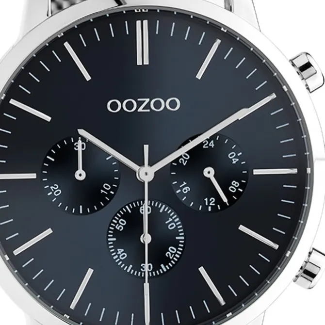 Oozoo Unisex Armbanduhr Timepieces C10911 Analog Edelstahl silber UOC10911