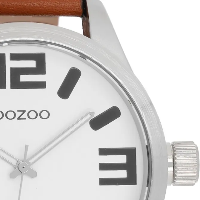 Oozoo Unisex Armbanduhr Timepieces Analog Leder braun UOC1001A