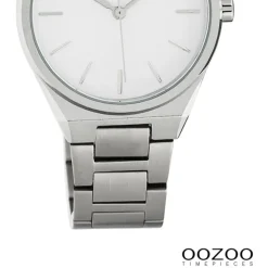 Oozoo Unisex Armbanduhr Timepieces Analog Metall silber UOC10525