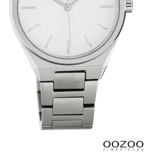 Oozoo Unisex Armbanduhr Timepieces Analog Metall silber UOC10525
