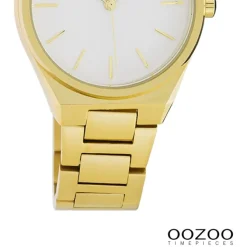 Oozoo Unisex Armbanduhr Timepieces Analog Metall gold UOC10527