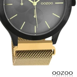 Oozoo Unisex Armbanduhr Timepieces Analog Metall gold UOC10689