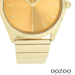 Oozoo Unisex Armbanduhr Timepieces Analog Metallband gold UOC11517