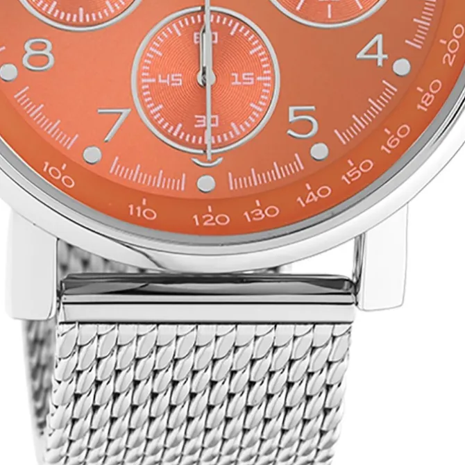 Oozoo Unisex Armbanduhr Timepieces C10903 Analog Edelstahl silber UOC10903