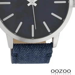 Oozoo Unisex Armbanduhr Timepieces Analog Textil blau UOC10002