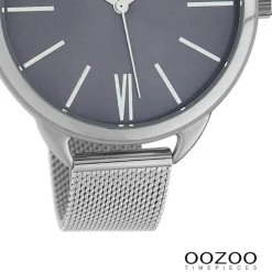 Oozoo Unisex Armbanduhr Timepieces Analog Metall silber UOC10137