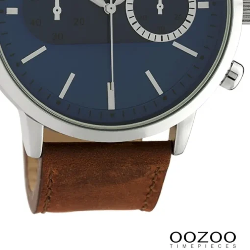 Oozoo Unisex Armbanduhr Timepieces Analog Leder braun UOC10670