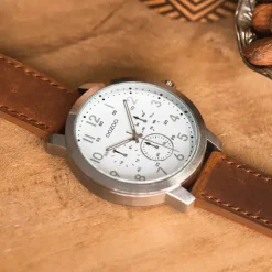 Oozoo Unisex Armbanduhr Timepieces Analog Leder braun UOC10505
