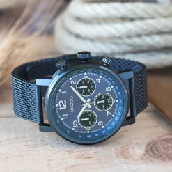Oozoo Unisex Armbanduhr Timepieces C10701 Analog Edelstahl blau UOC10701