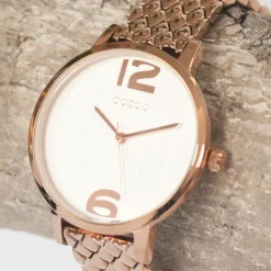 Oozoo Unisex Armbanduhr Timepieces C10923 Analog Edelstahl roségold UOC10923