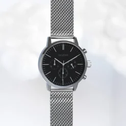 Oozoo Unisex Armbanduhr Timepieces C10913 Analog Edelstahl silber UOC10913