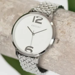 Oozoo Unisex Armbanduhr Timepieces C10920 Analog Edelstahl silber UOC10920