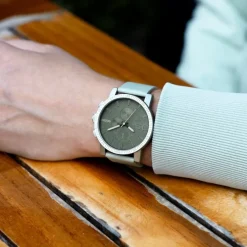 Oozoo Unisex Armbanduhr Timepieces Analog Leder grün UOC11215