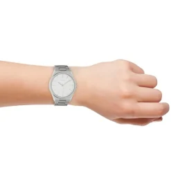 Oozoo Unisex Armbanduhr Timepieces Analog Metall silber UOC10520