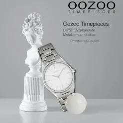 Oozoo Unisex Armbanduhr Timepieces Analog Metall silber UOC10525