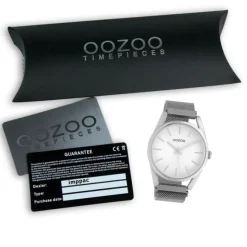 Oozoo Unisex Armbanduhr Timepieces Analog Metall silber UOC10693