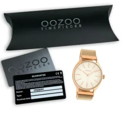 Oozoo Unisex Armbanduhr Timepieces Analog Metall rosegold UOC10692