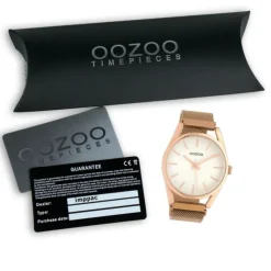 Oozoo Unisex Armbanduhr Timepieces Analog Metall rosegold UOC10694