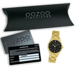 Oozoo Unisex Armbanduhr Timepieces Analog Metall gold UOC10528