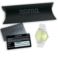 Oozoo Unisex Armbanduhr Timepieces Analog Metallband silber UOC11515