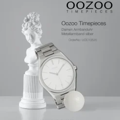 Oozoo Unisex Armbanduhr Timepieces Analog Metall silber UOC10520