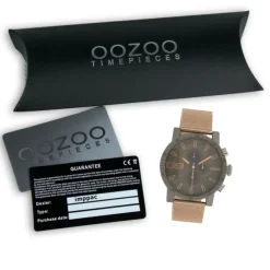Oozoo Unisex Armbanduhr Timepieces Analog Metall rosegold UOC10685