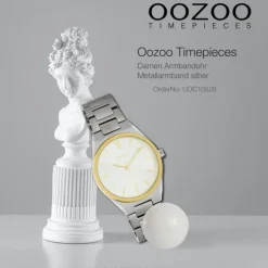 Oozoo Unisex Armbanduhr Timepieces Analog Metall silber UOC10526