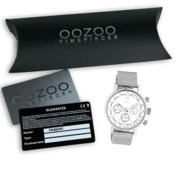 Oozoo Unisex Armbanduhr Timepieces C10900 Analog Edelstahl silber UOC10900