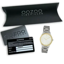 Oozoo Unisex Armbanduhr Timepieces Analog Metall silber UOC10526