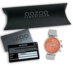 Oozoo Unisex Armbanduhr Timepieces C10903 Analog Edelstahl silber UOC10903