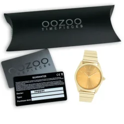 Oozoo Unisex Armbanduhr Timepieces Analog Metallband gold UOC11517