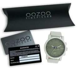 Oozoo Unisex Armbanduhr Timepieces Analog Leder grün UOC11215