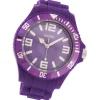 Oozoo Unisex Armbanduhr Vintage Series Analog Silikon lila UOC4286A