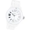 Oozoo Unisex Armbanduhr Vintage Series Analog Silikon weiß UOC4172A