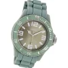 Oozoo Unisex Armbanduhr Vintage Series Analog Silikon hellgrün UOC4279A
