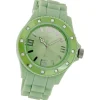 Oozoo Unisex Armbanduhr Vintage Series Analog Silikon hellgrün UOC4359A